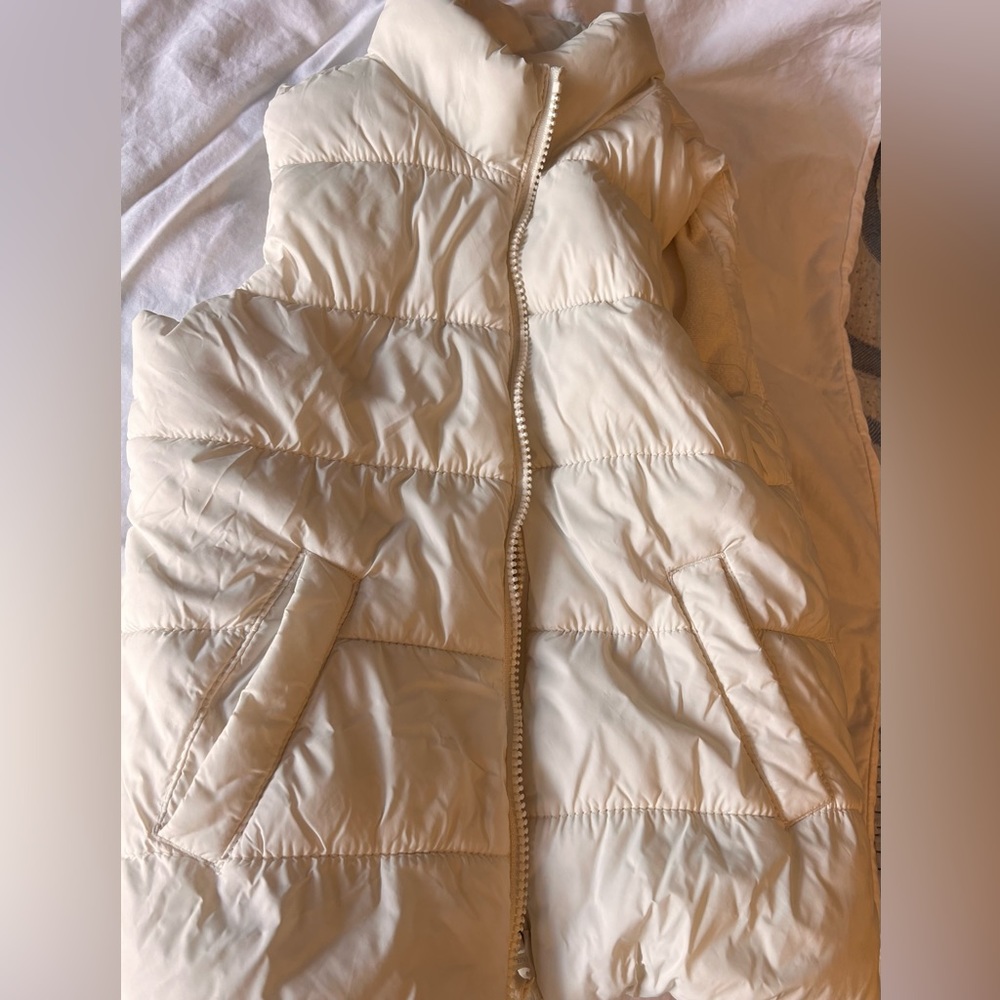 White kids vest
